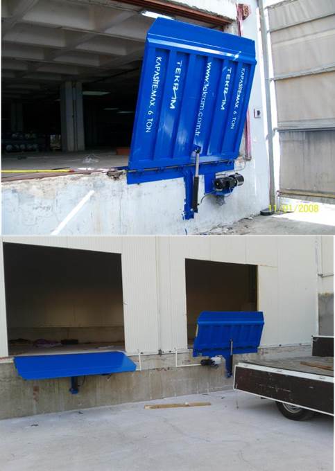 PAW Dik Rampa Katlanır Yükleme Rampası