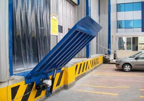 PAW Dik Rampa Motorlu Hidrolik Yükleme Rampası