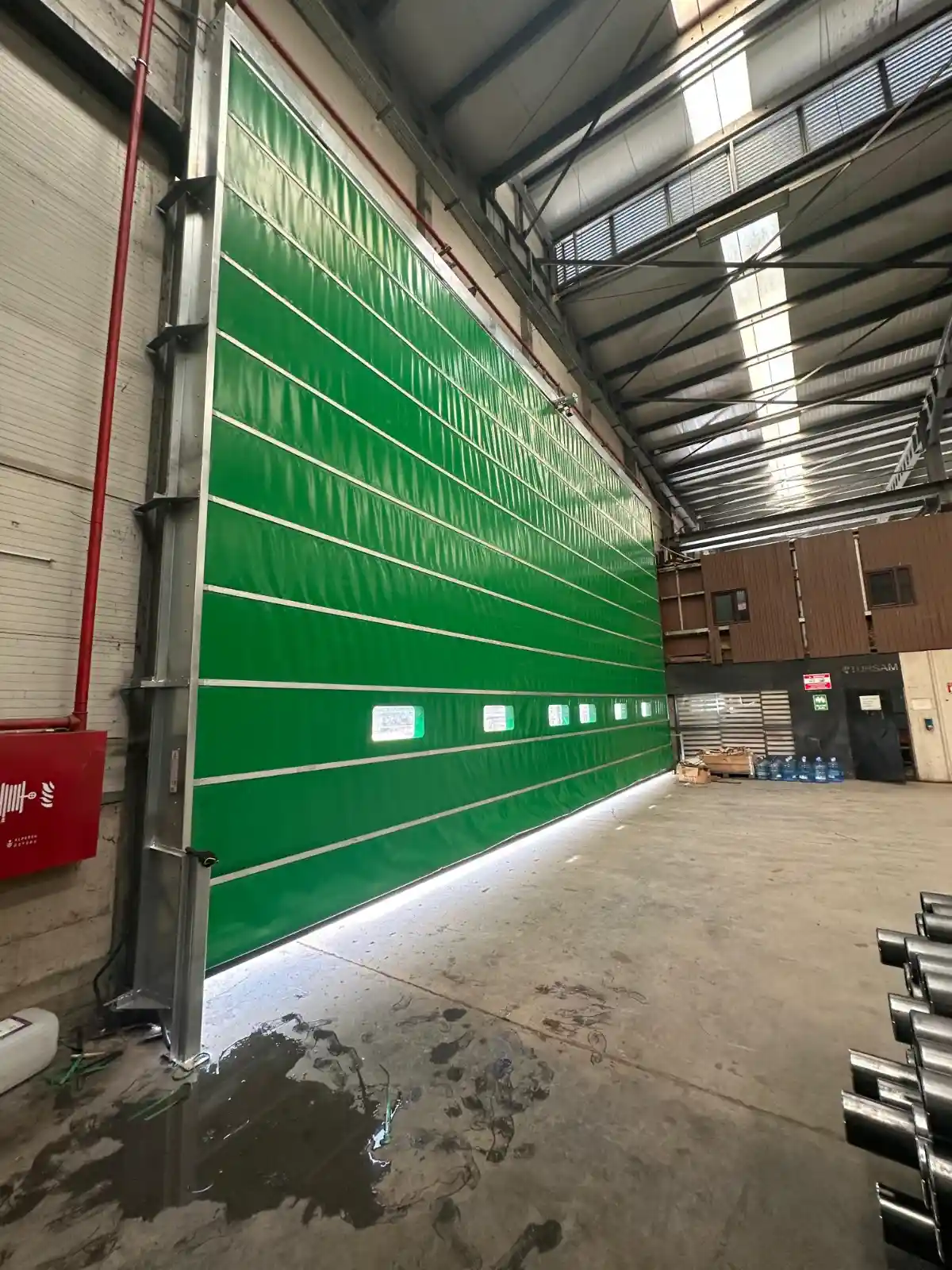 Power XL Kapılar PAW Ezer Power XL İç Depo Yeşil Branda Hangar Kapısı